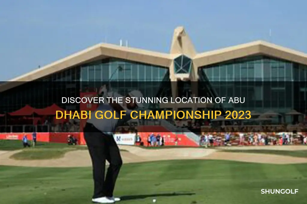 where is the abu dhabi golf championship