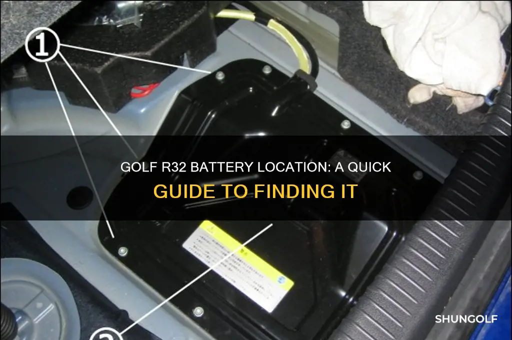 where is the battery in a golf r32