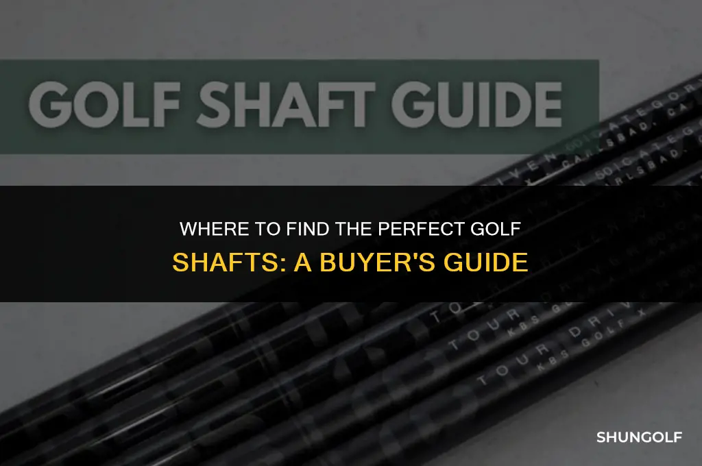 where is the best place to buy golf shafts