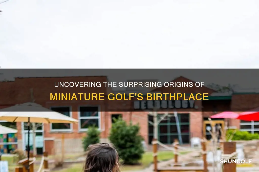 where is the birthplace of miniature golf