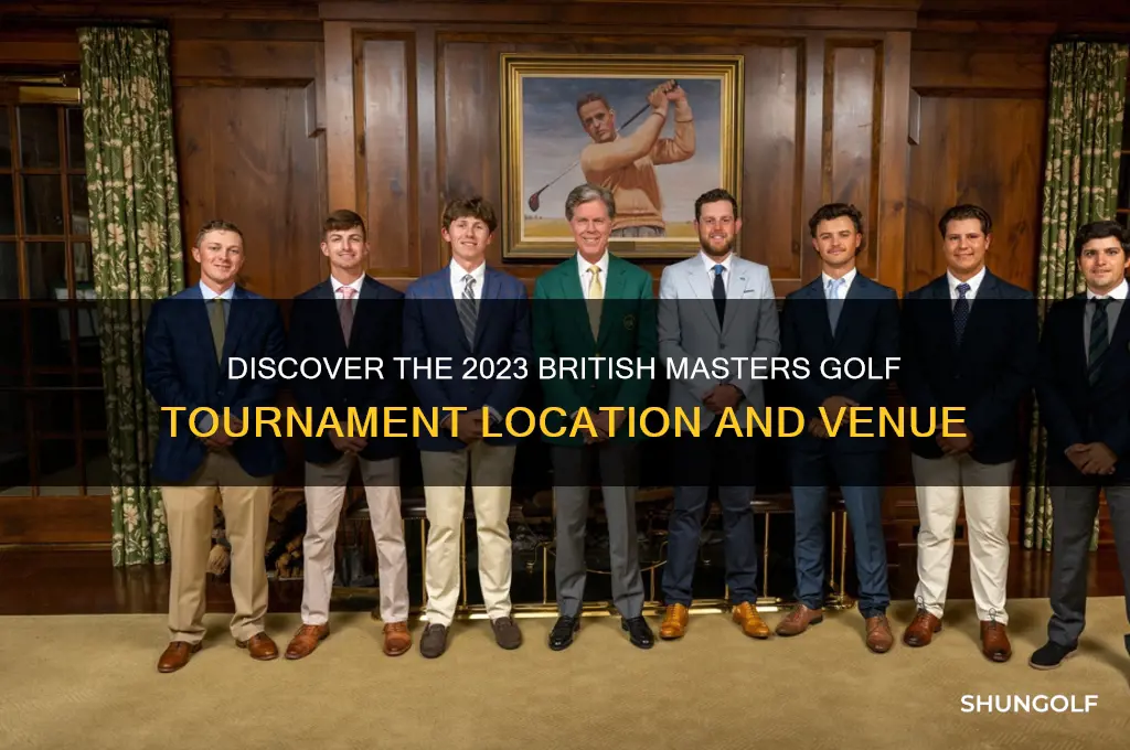 where is the british masters golf being held