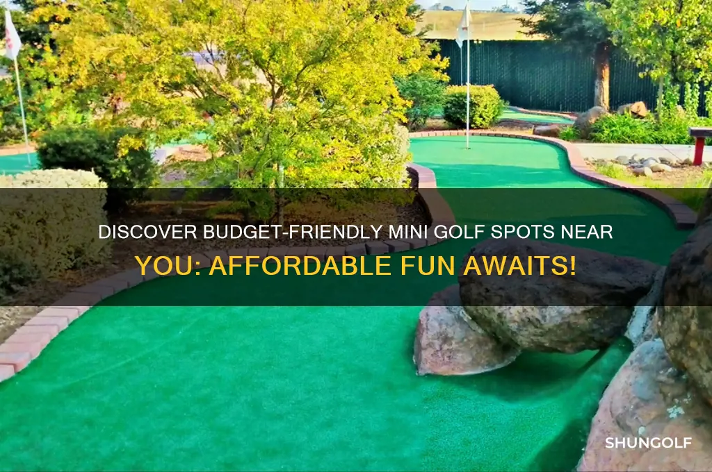 where is the cheapest mini golf place
