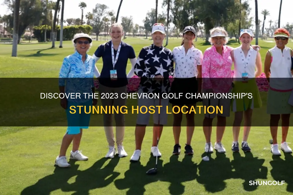 where is the chevron golf championship being held