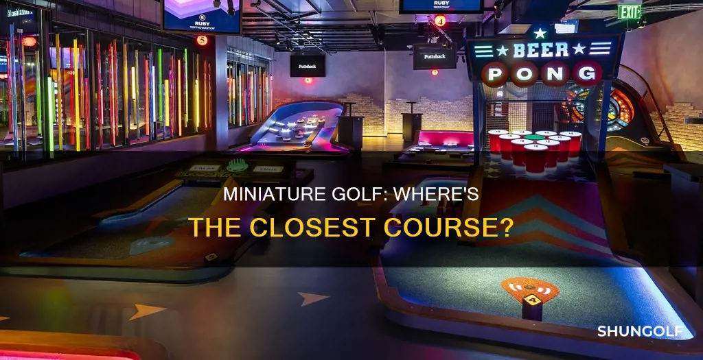 where is the closest miniature golf