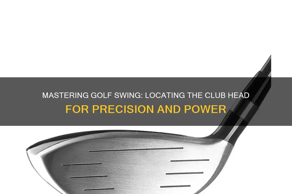 where is the club head of the golf club