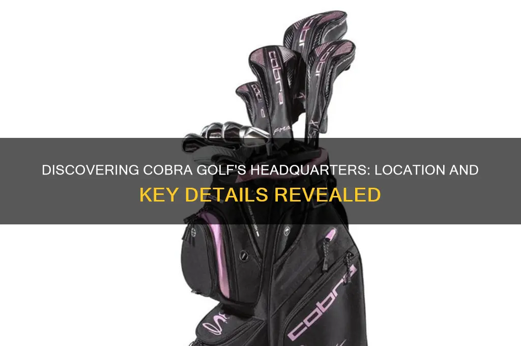 where is the cobra golf headquarters located