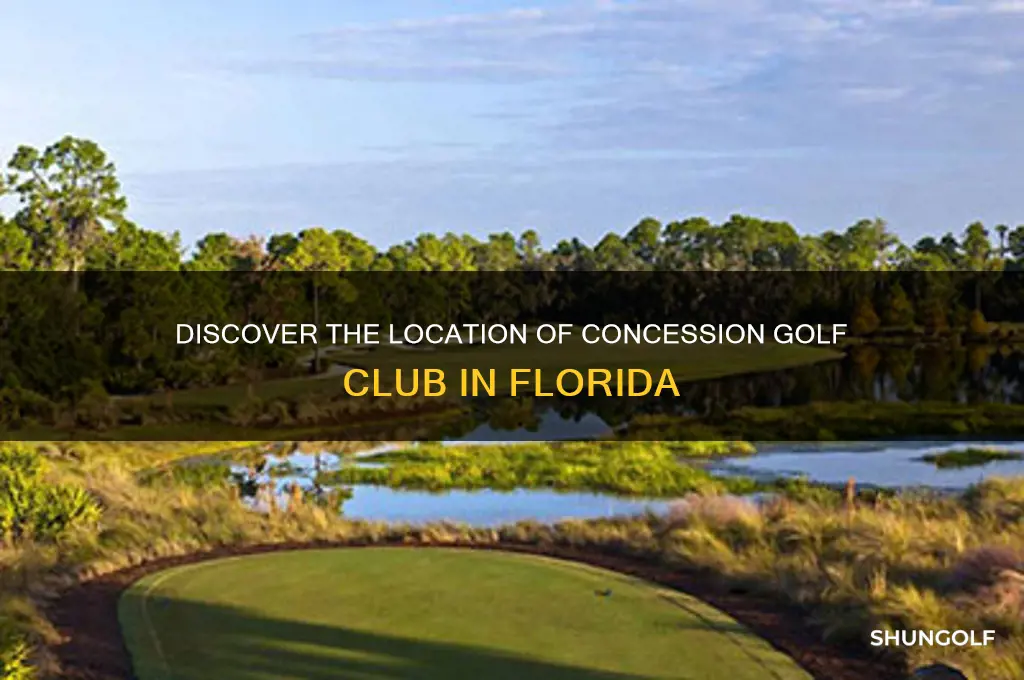 where is the concession golf club in florida