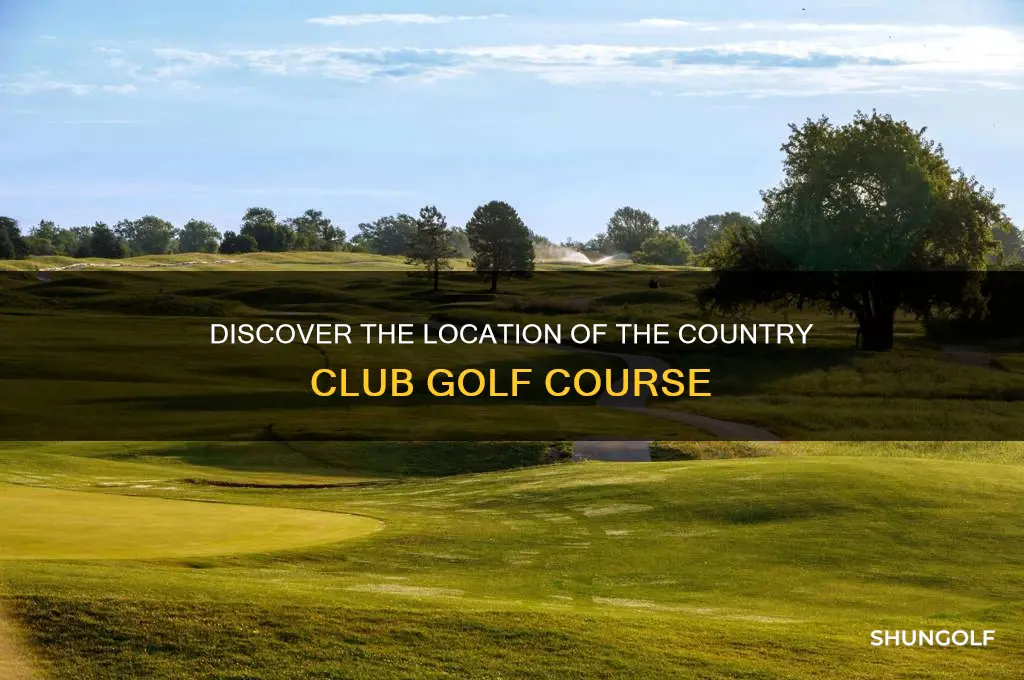 where is the country club golf course