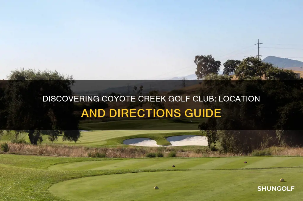 where is the coyote creek golf club