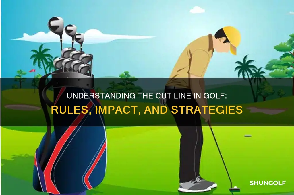 where is the cut line in golf