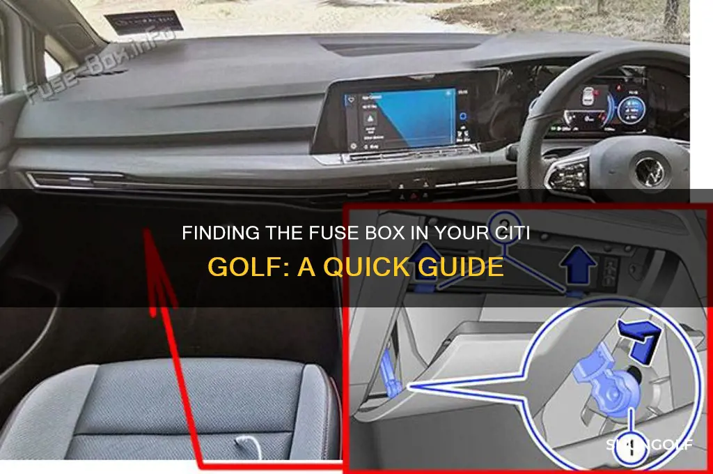 where is the fuse box in a citi golf