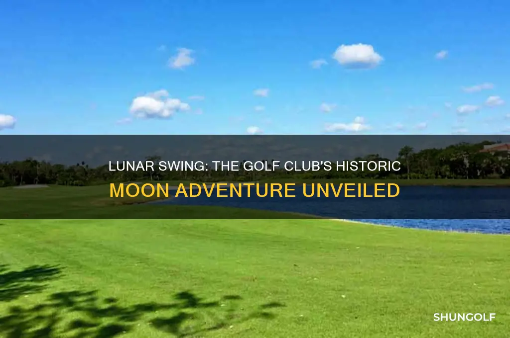 where is the golf club used on the moon