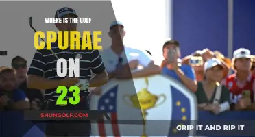Where to Find the Golf Cup in 2023: A Location Guide