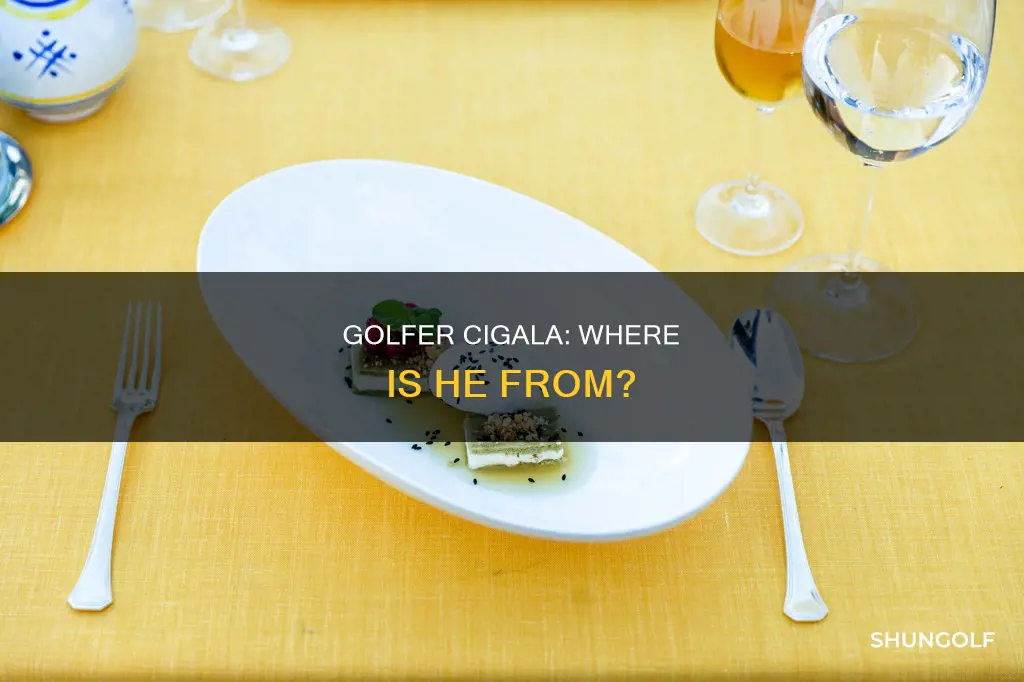 where is the golfer cigala from