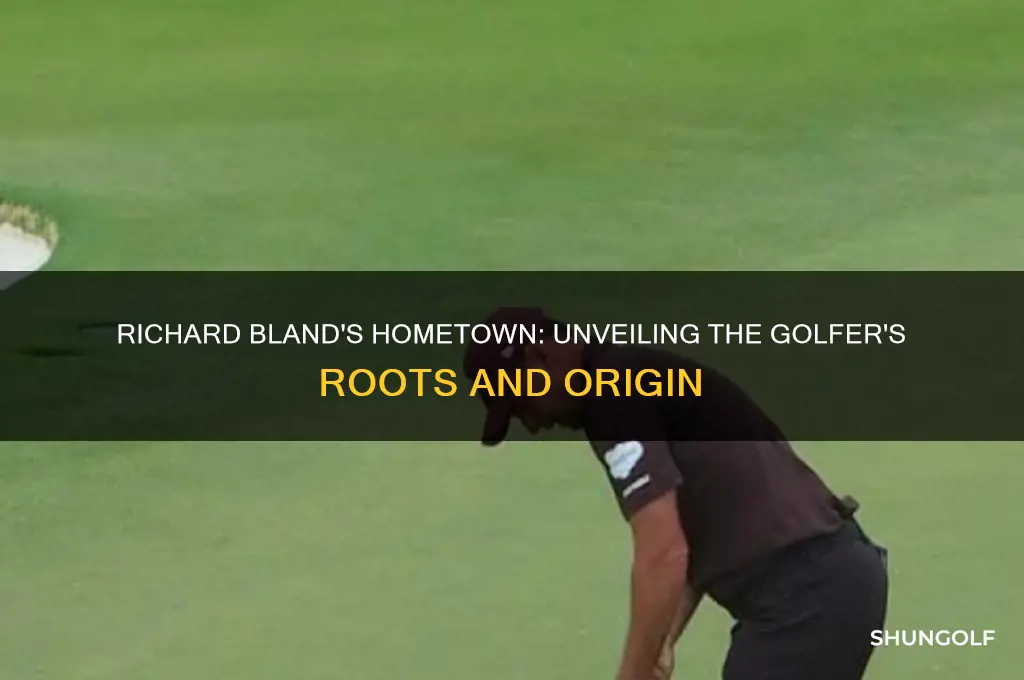 where is the golfer richard bland from