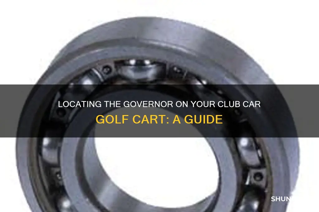 where is the governor on a club car golf cart