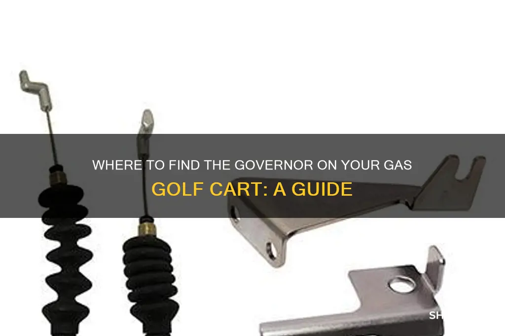 where is the governor on a gas golf cart