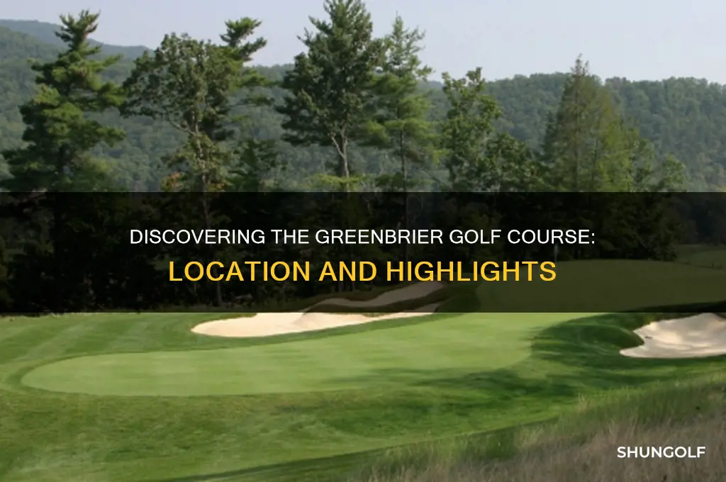 where is the greenbrier golf course