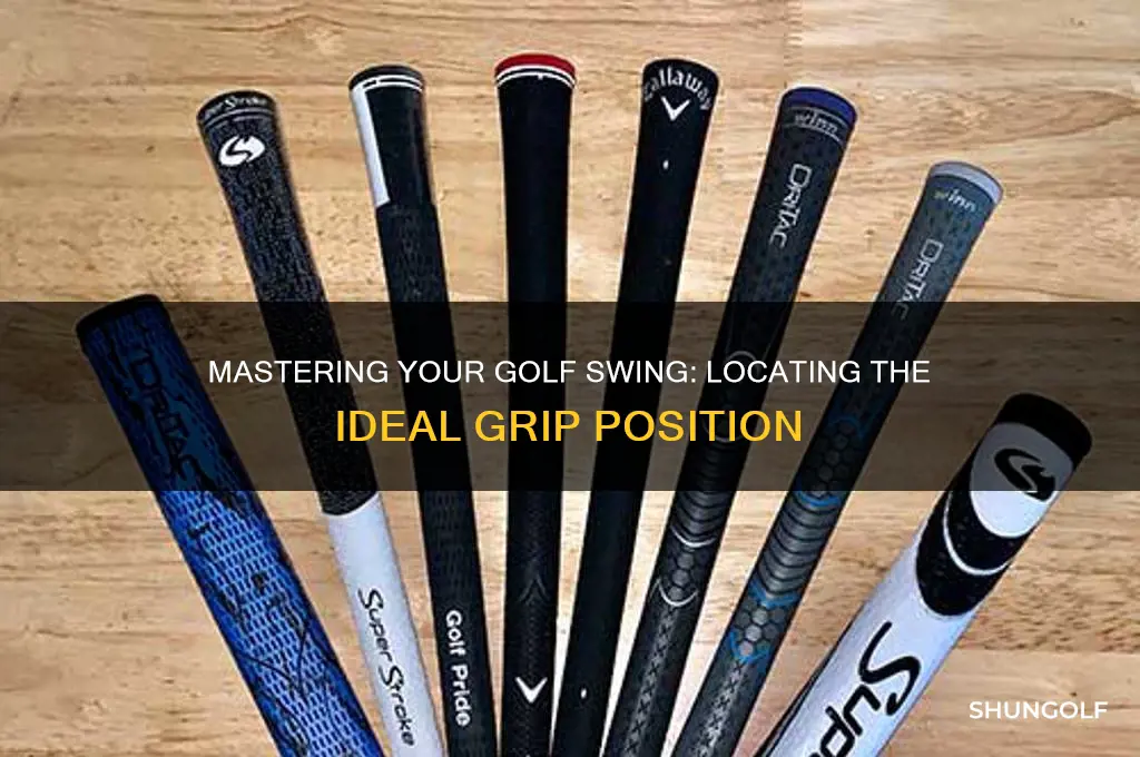 where is the grip of the golf club