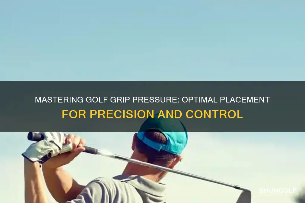 where is the grip pressure on a golf club