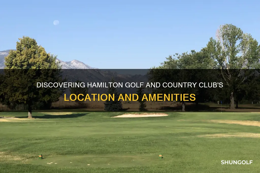 where is the hamilton golf and country club