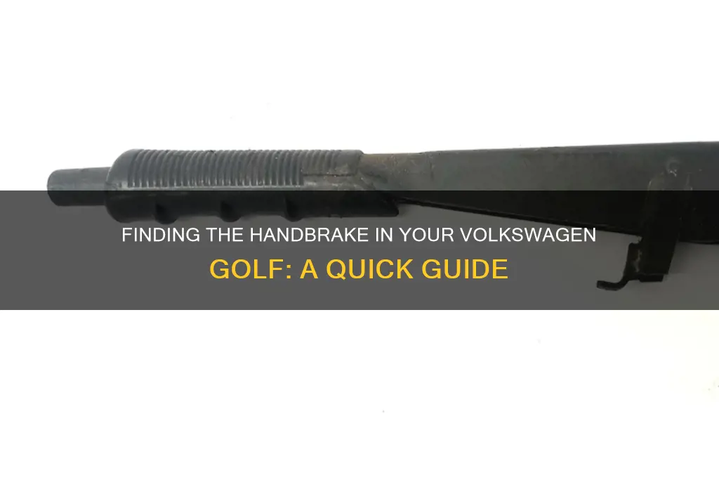 where is the handbrake on volkswagen golf