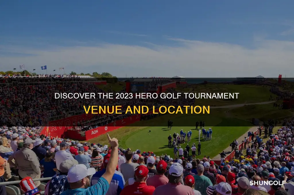 where is the hero golf tournament being played