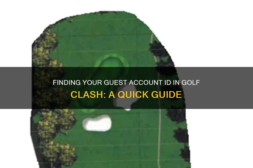 where is the id on a guest account golf clash