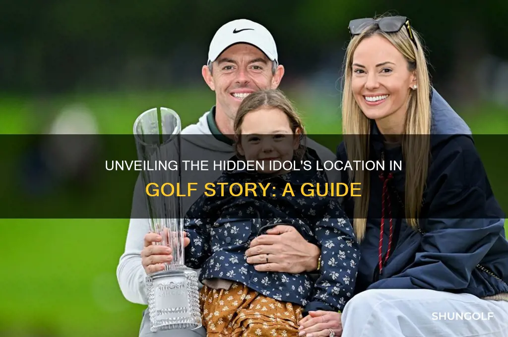 where is the idol in golf story