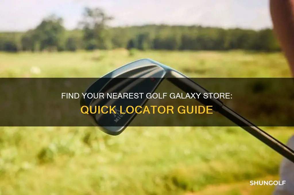 where is the nearest golf galaxy store