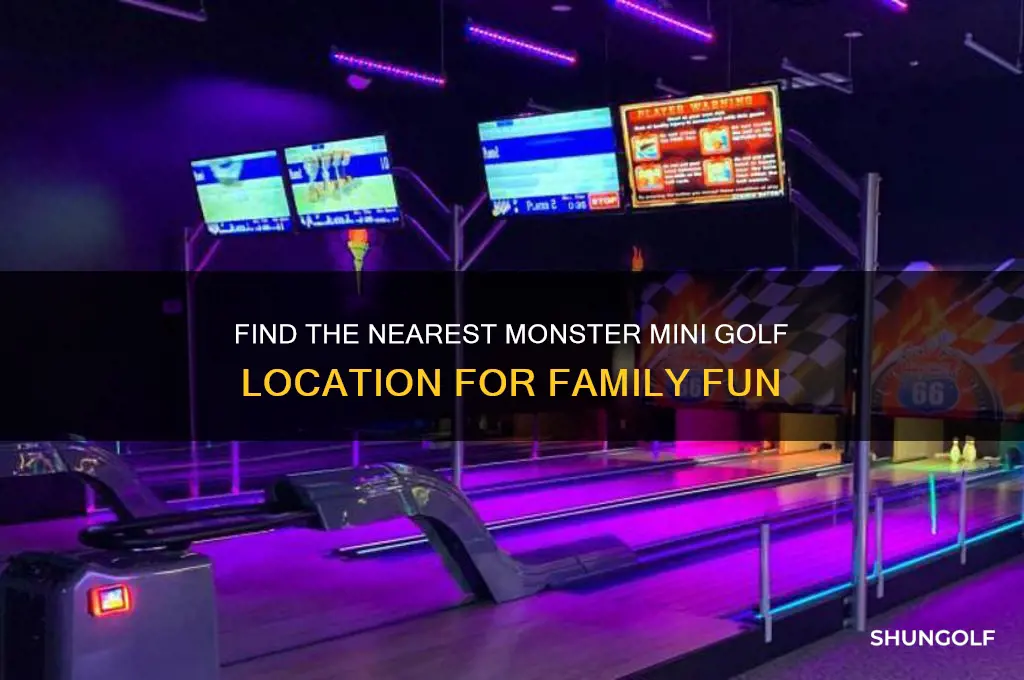 where is the nearest monster mini golf