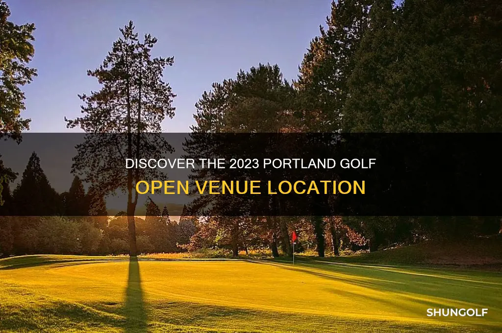 where is the portland golf open held this year