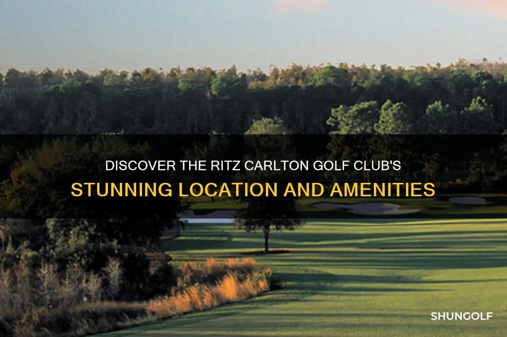 where is the ritz carlton golf club