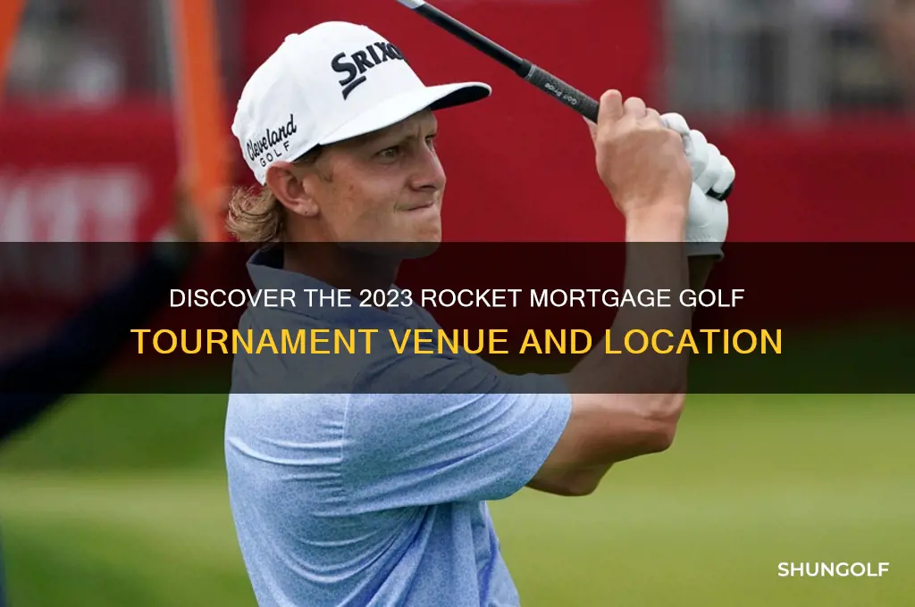 where is the rocket mortgage golf tournament being played