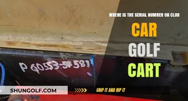 Locating Your Club Car Golf Cart's Serial Number: A Quick Guide