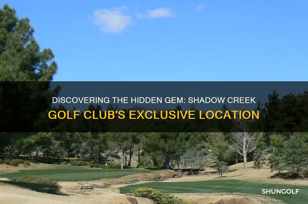 where is the shadow creek golf club