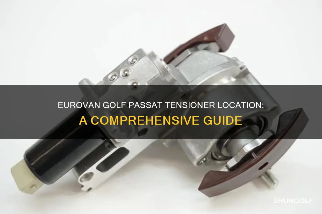 where is the tensioner located on 93 eurovan golf passat