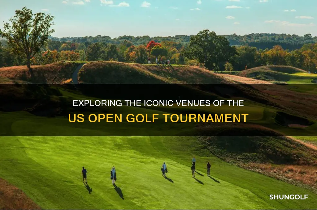 where is the us open golf tournament played