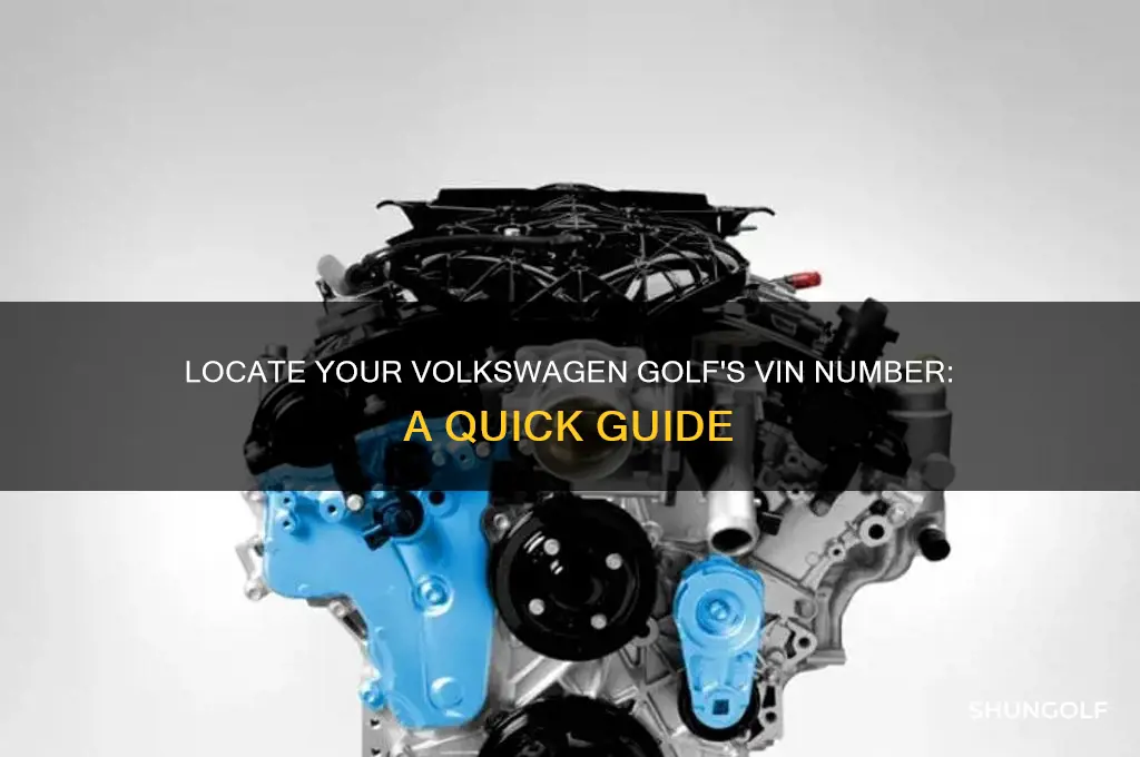 where is the vin number on a volkswagen golf