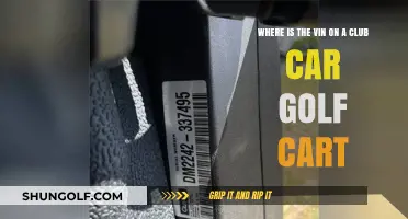 Finding Your Club Car Golf Cart's VIN: A Quick Guide