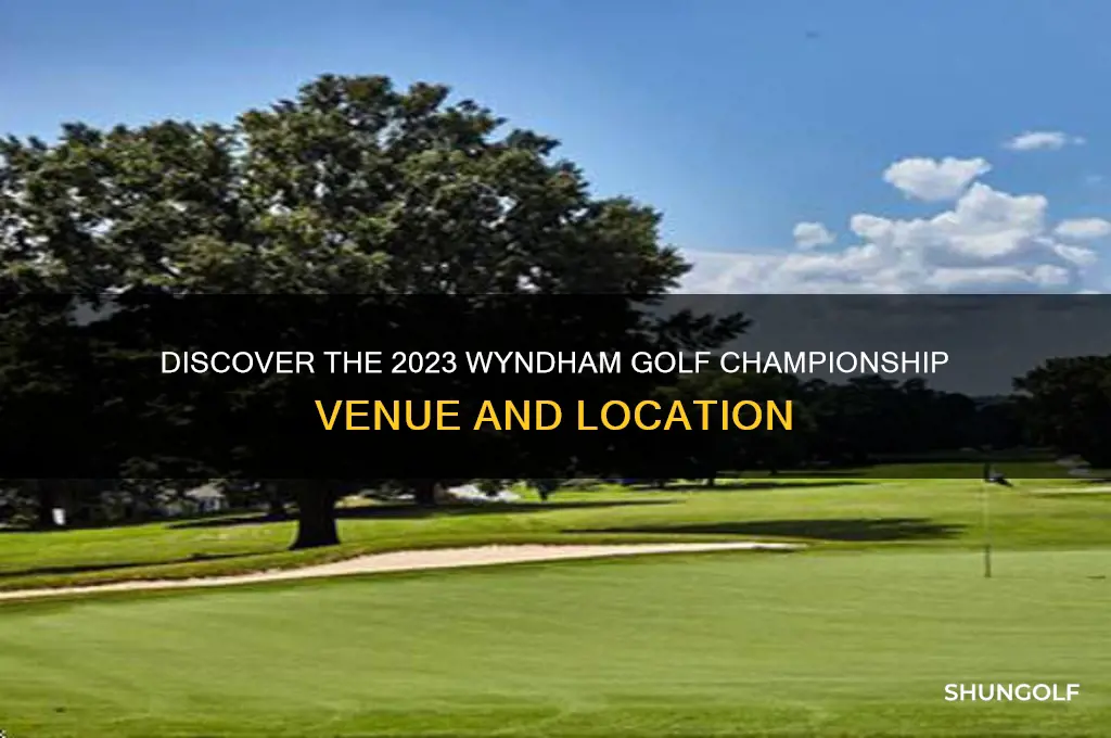 where is the wyndham golf championship being held