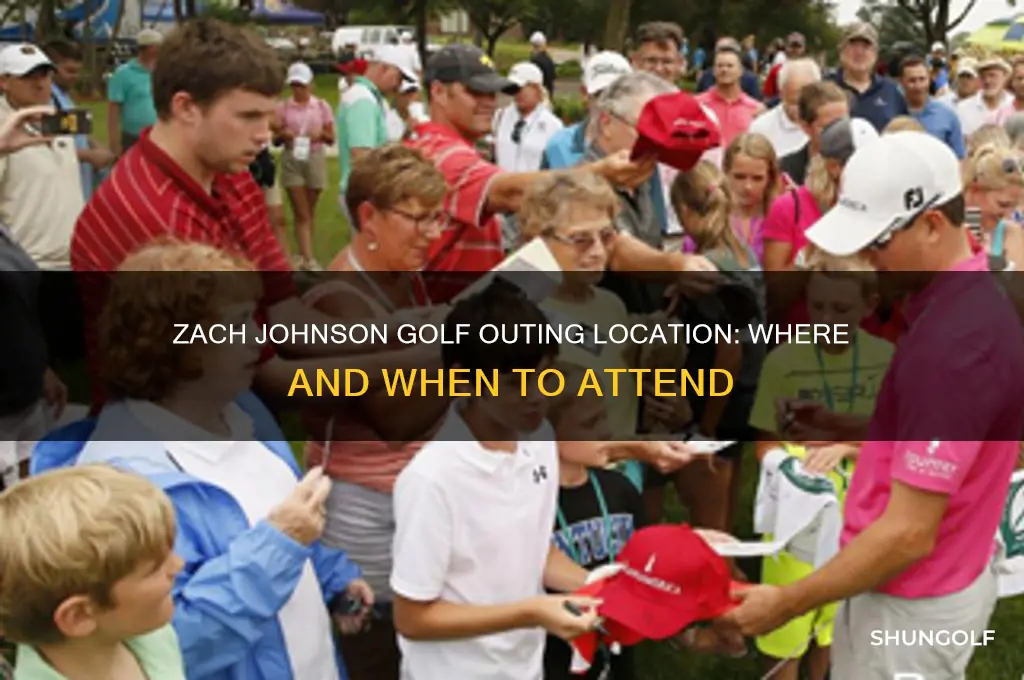 where is the zach johnson golf outing