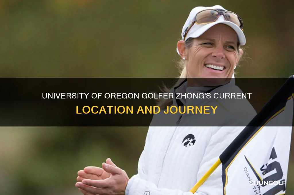where is university of oregon golfer zhong