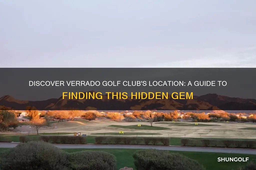 where is verrado golf club