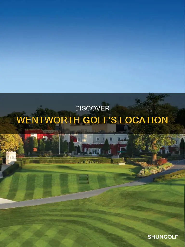 where is wentworth golf