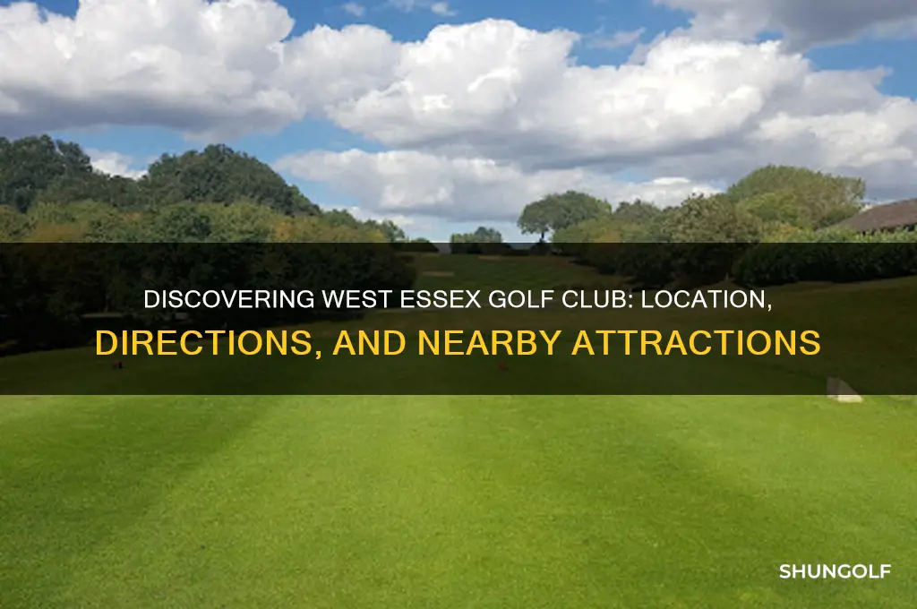 where is west essex golf club