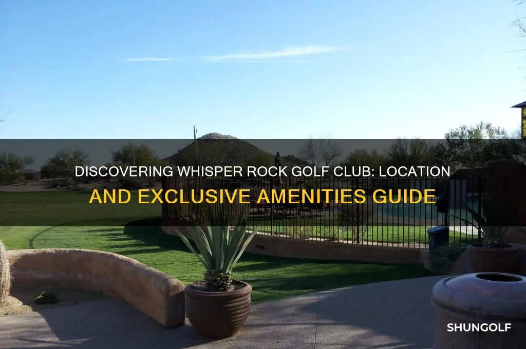 where is whisper rock golf club