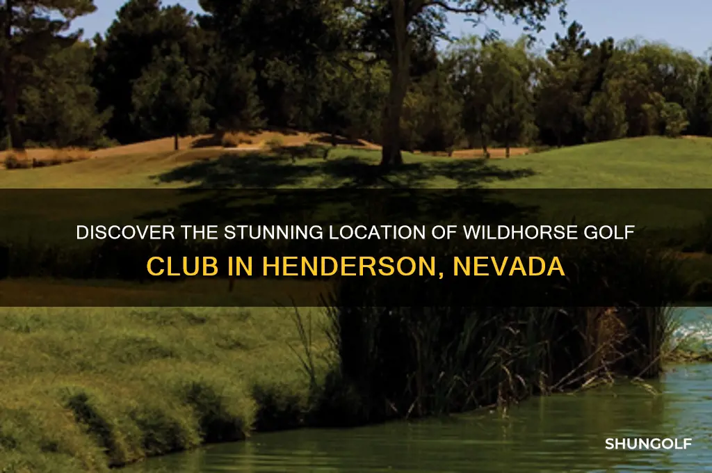 where is wildhorse golf club
