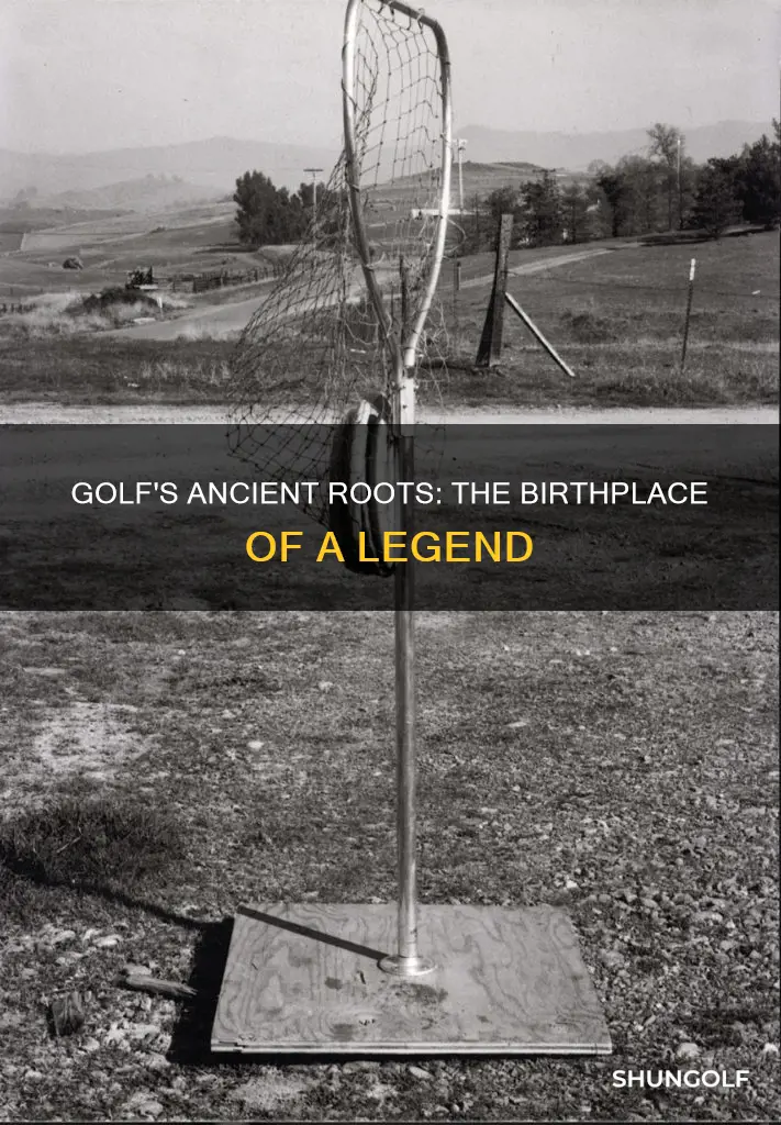 where legend says golf was invented