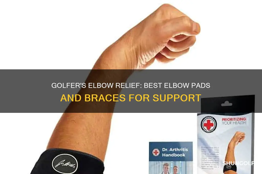 where on elbow pad golfer elbow brace
